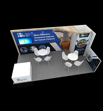 10X20 custom trade show booth design