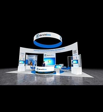 20X40 custom trade show booth design