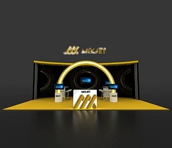 Affordable 20x30 trade show booth rental