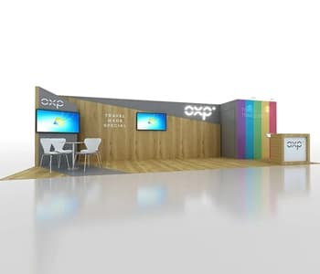 10x30 trade show exhibits rental