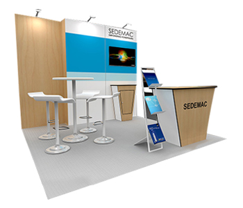 10x10 trade show booth designs