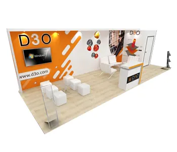 10x30 trade show booth designs