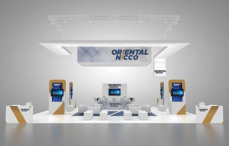 40x40 trade show booth rental