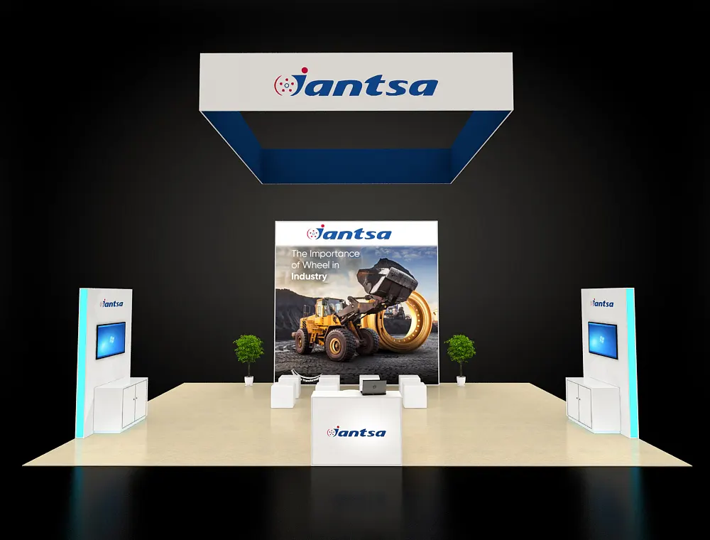 Professional 20x30 trade show booth design