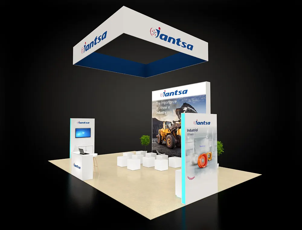 Professional 20x30 trade show booth design