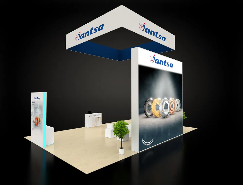 Professional 20x30 trade show booth design