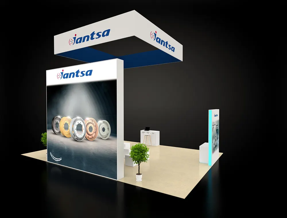 Professional 20x30 trade show booth design