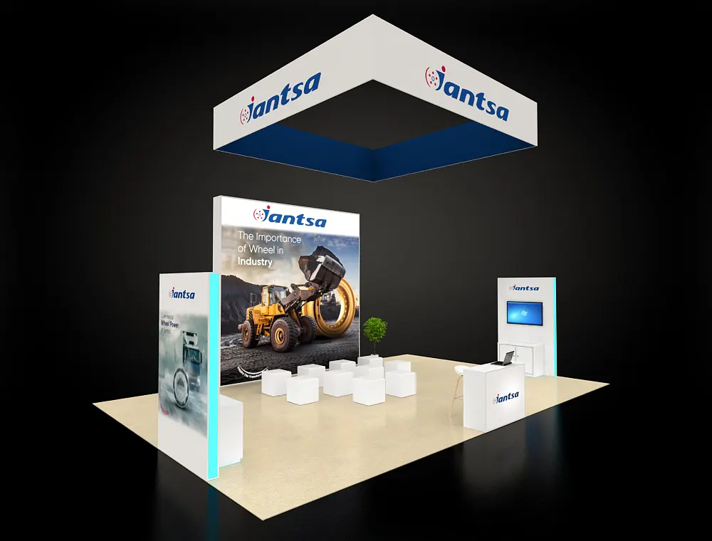 Professional 20x30 trade show booth design