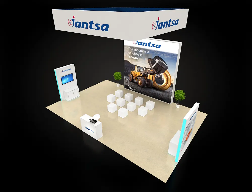 Professional 20x30 trade show booth design