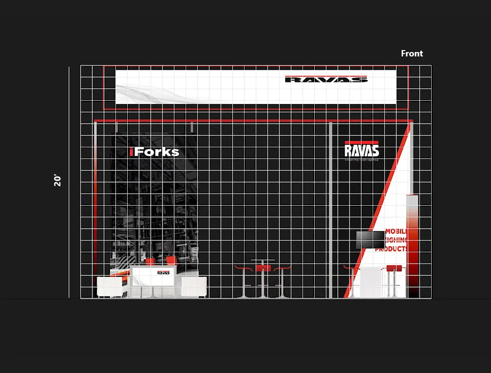 20x30 trade show booth