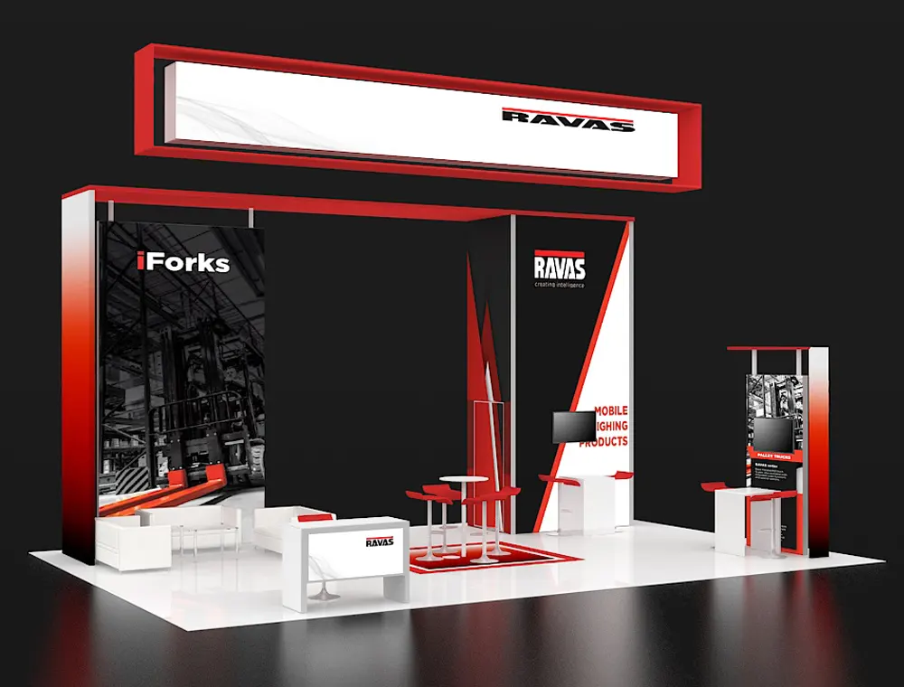 20x30 trade show booth