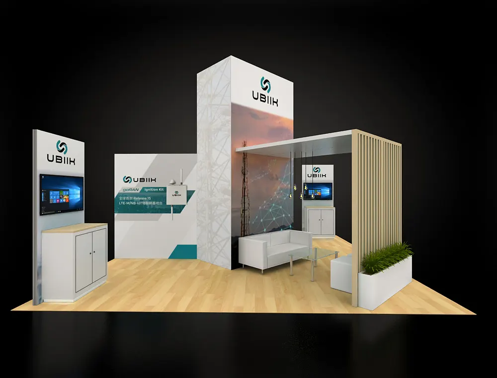 Innovative 20x20 trade show booth design ideas