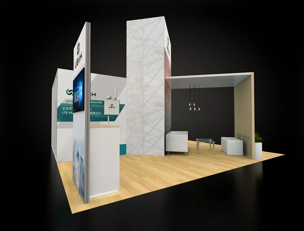 Innovative 20x20 trade show booth design ideas