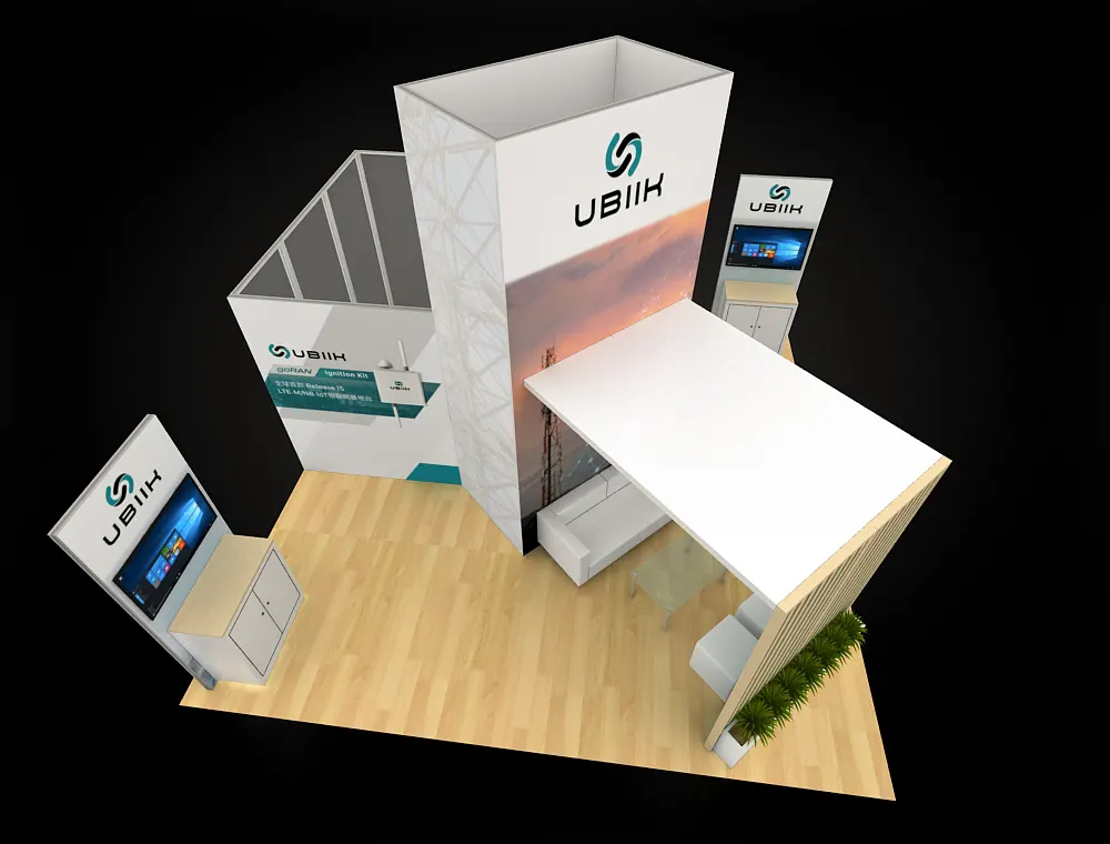 Innovative 20x20 trade show booth design ideas