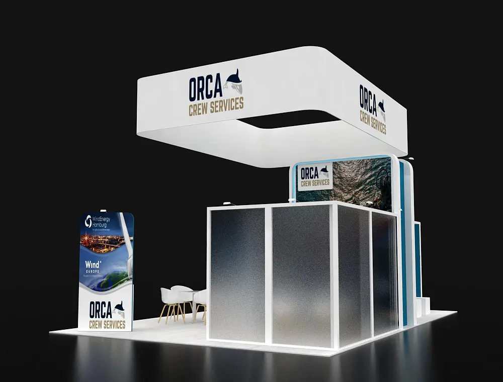 Creative 20x30 trade show booth rental design ideas