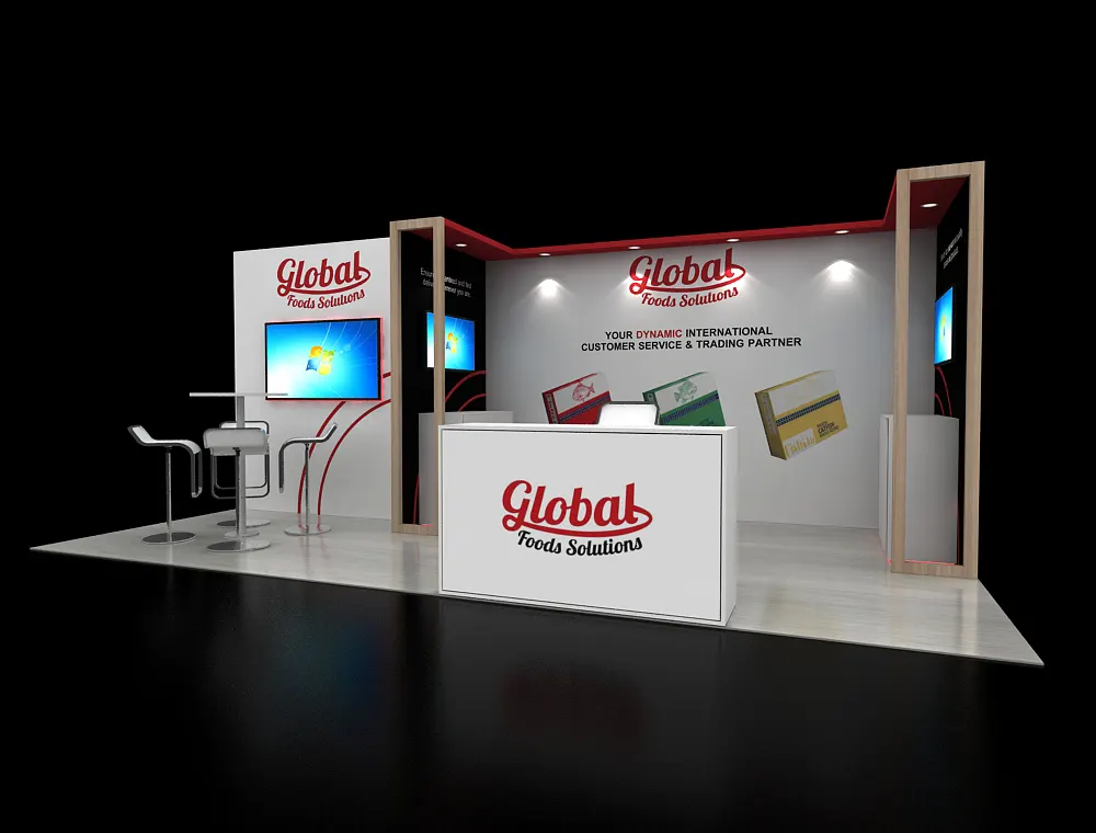 10x20 booth rental services