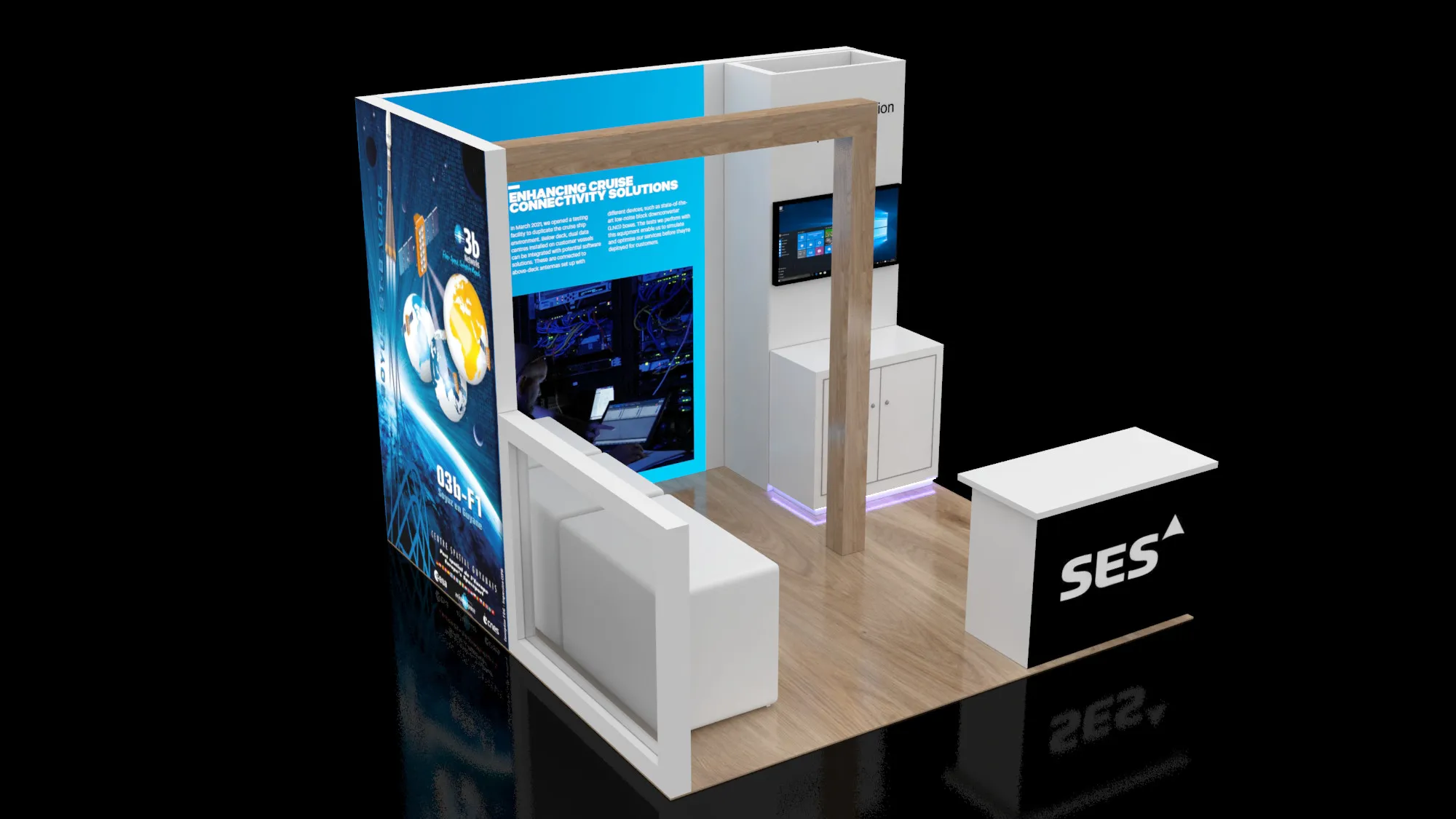 High-quality 10x10 trade show displays