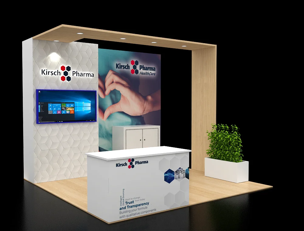 10x10 booth design ideas