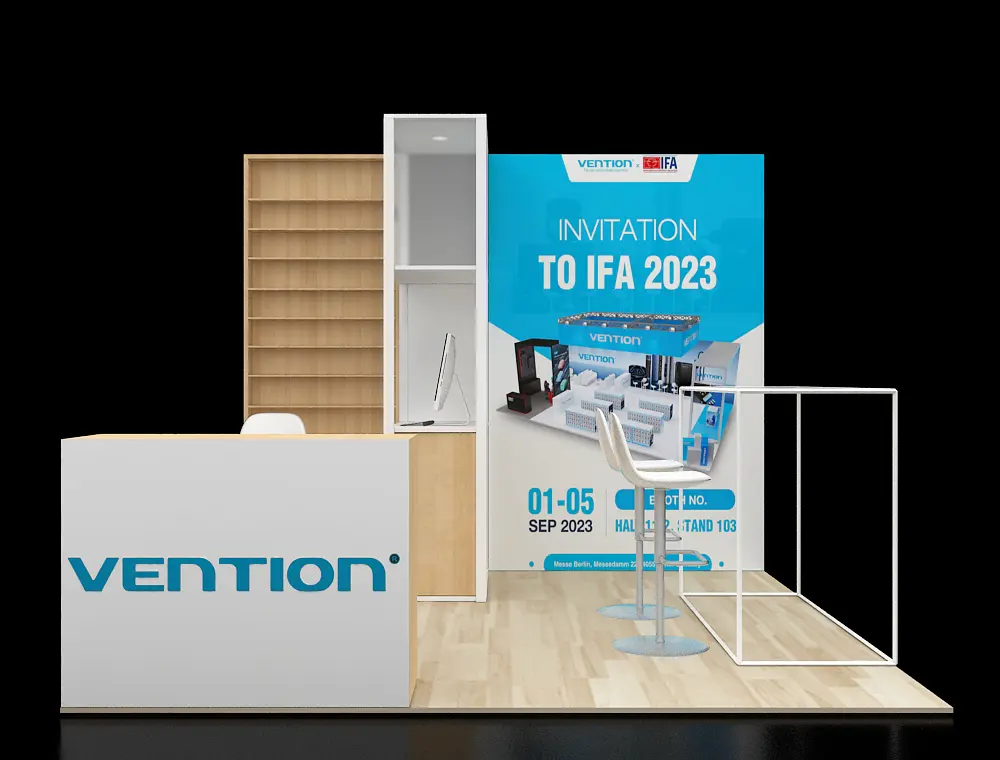 10x10 vendor booth