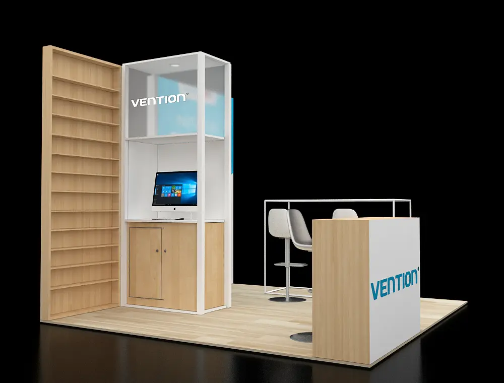 10x10 vendor booth