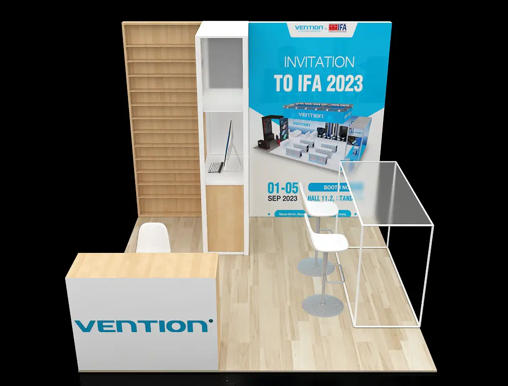 10x10 vendor booth