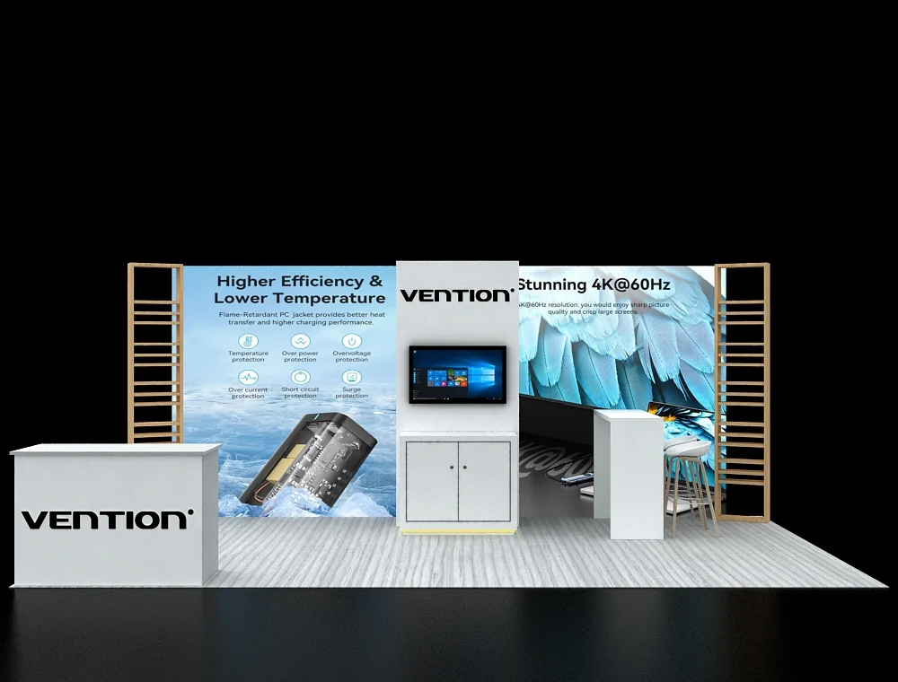 Creative 10 x 20 booth design for trade shows