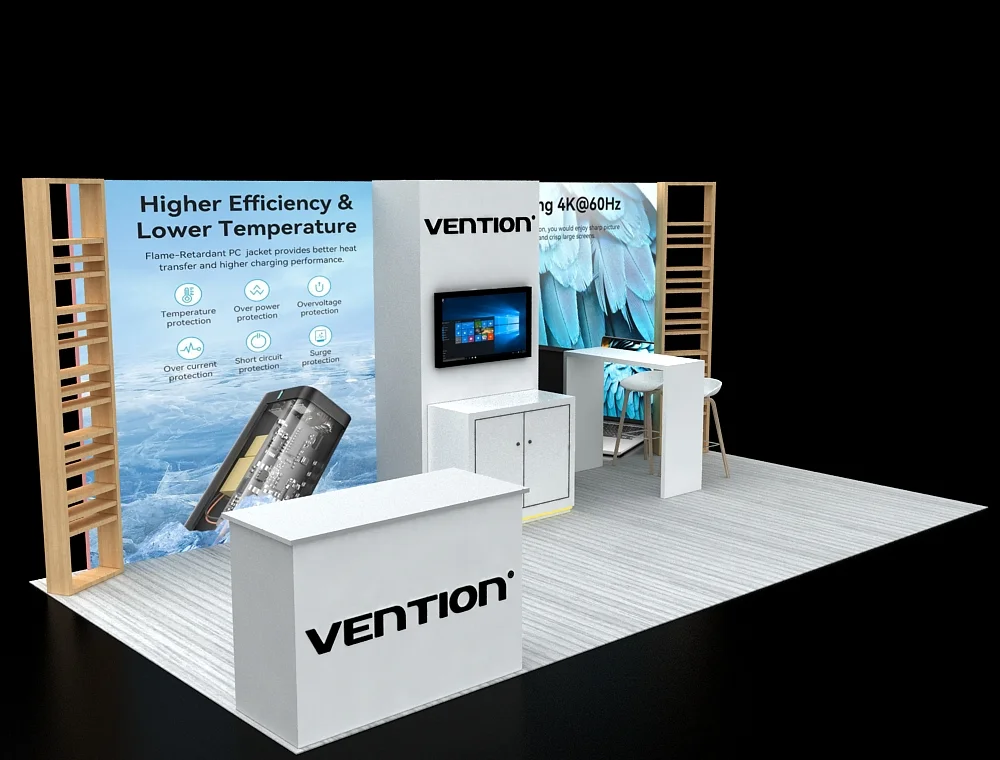 Creative 10 x 20 booth design for trade shows