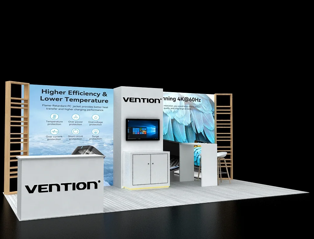 Creative 10 x 20 booth design for trade shows