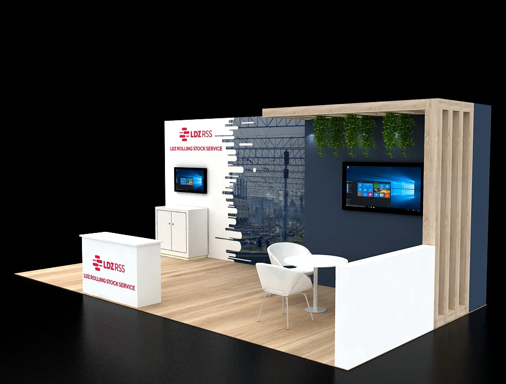 Attractive 10x20 booth display for exhibitions