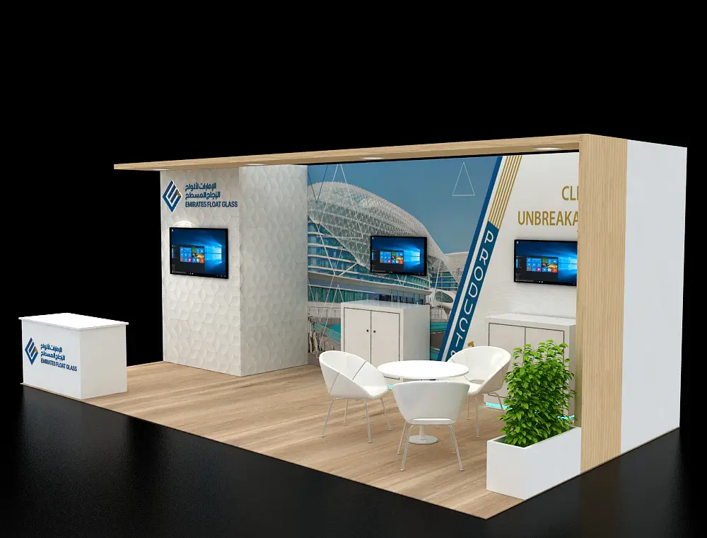 10x20 booth display