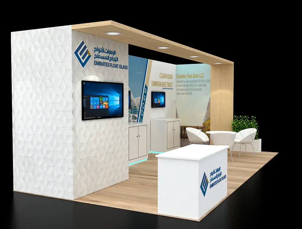 10x20 booth display