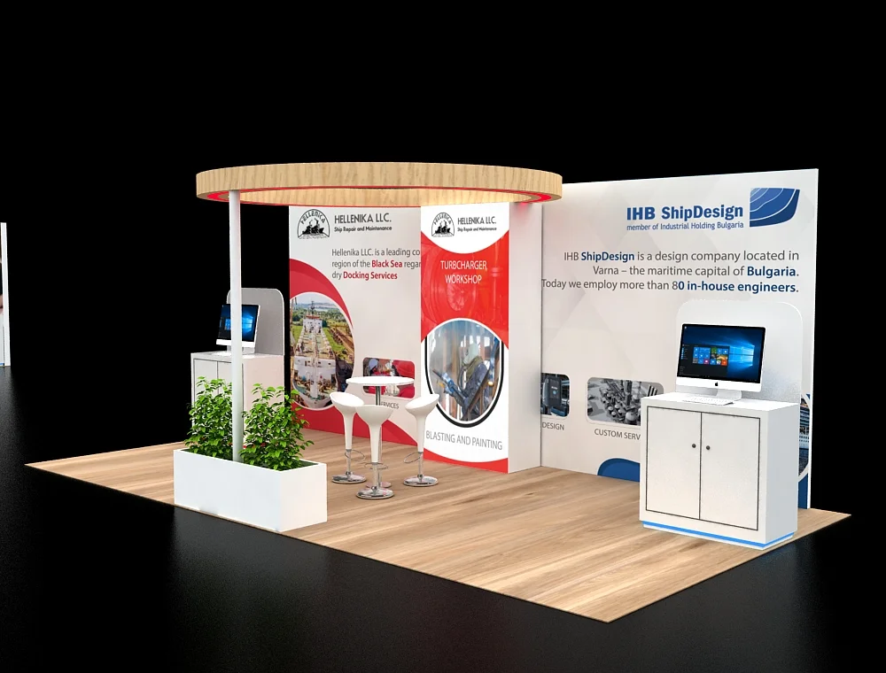 10x20 custom trade show booth