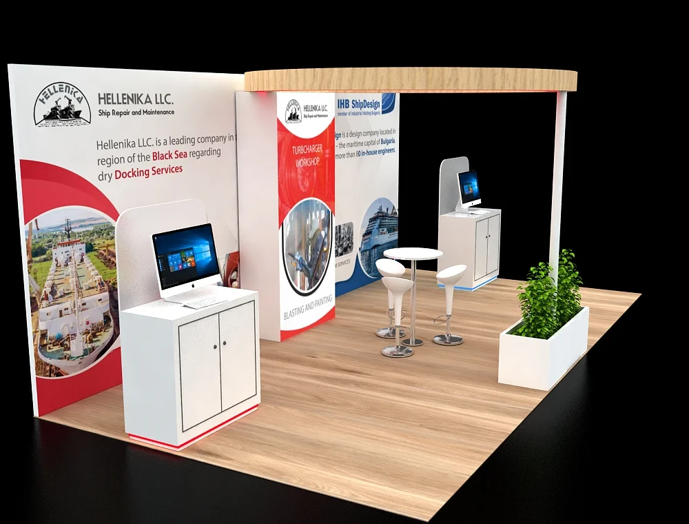 10x20 custom trade show booth