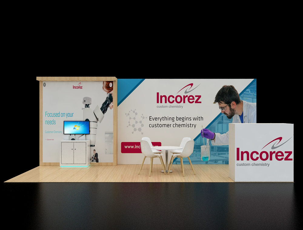 Modern 10x20 booth designs for trade shows