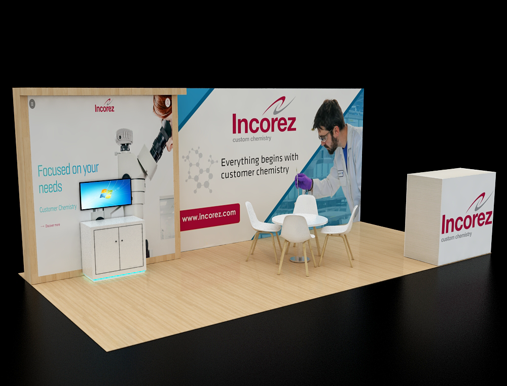 Modern 10x20 booth designs for trade shows