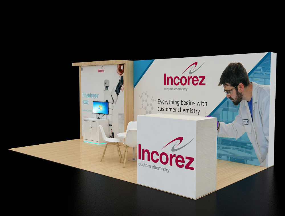 Modern 10x20 booth designs for trade shows