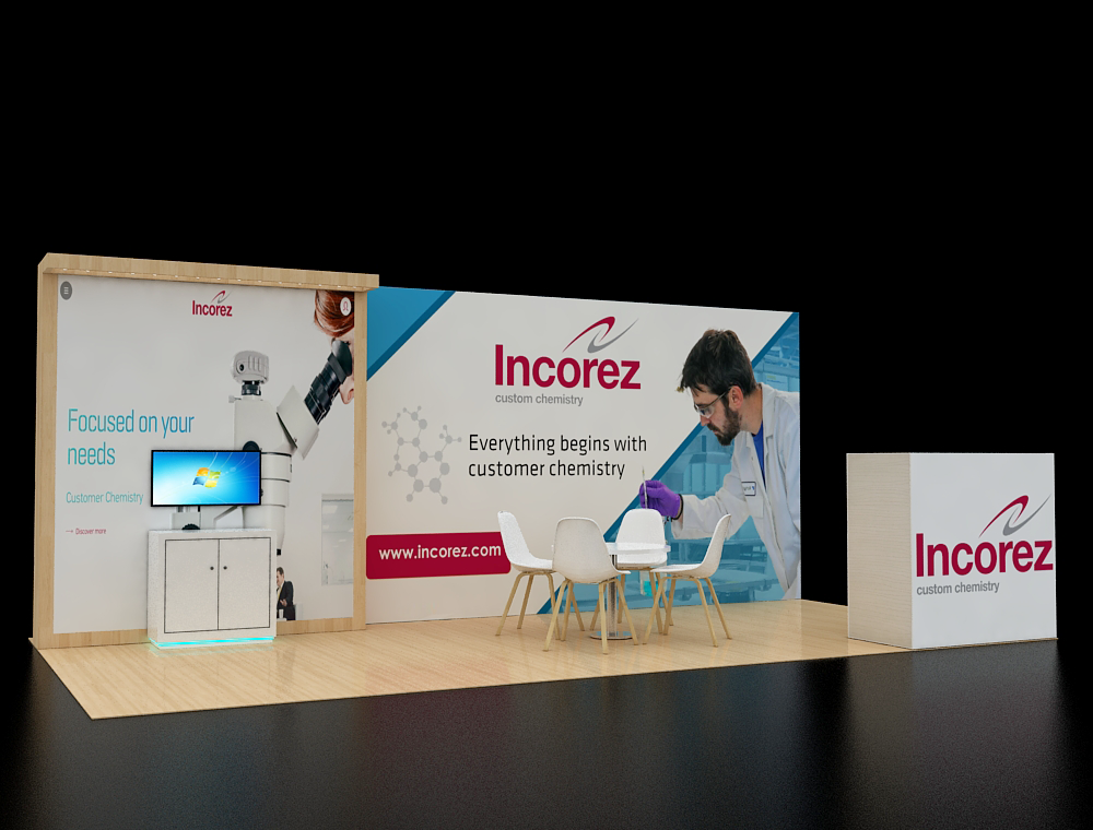 Modern 10x20 booth designs for trade shows