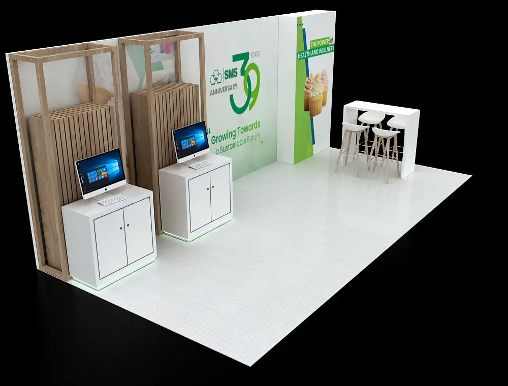 Rent a 10x20 trade show booth for exhibitions