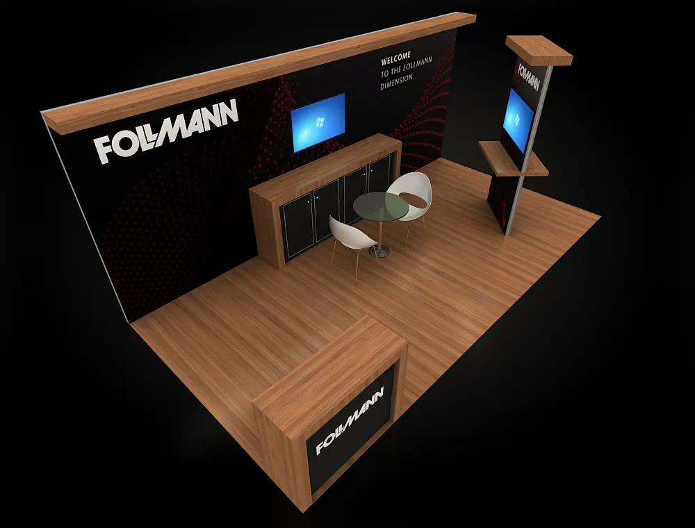 10x20 trade show booth rental setup for events