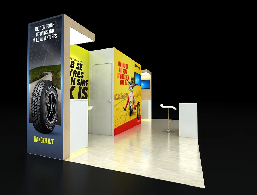 Creative 10x20 booth concepts