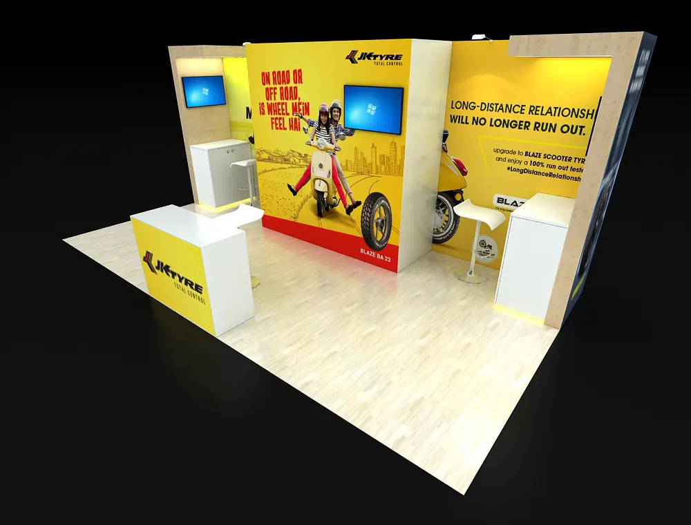 Creative 10x20 booth concepts