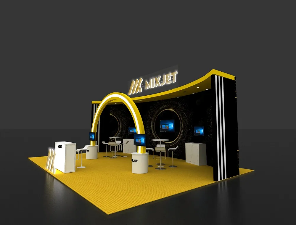 Affordable 20x30 trade show booth rental