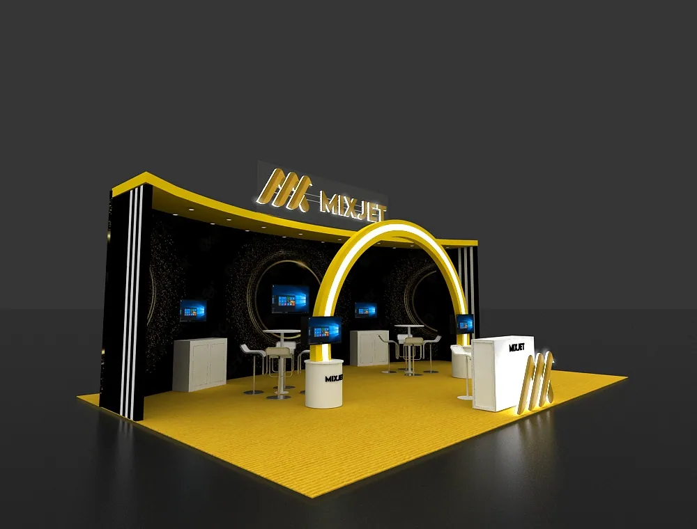 Affordable 20x30 trade show booth rental