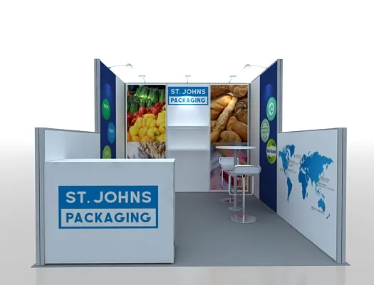 10x10 trade show booth rental