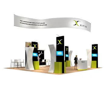 Affordable 30x30 trade show booth rental