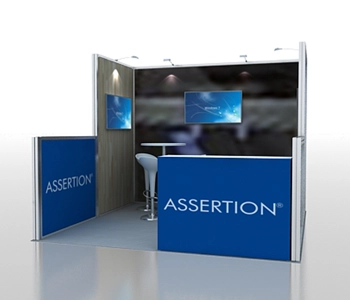 10x10 booth display