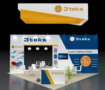 Professional 20x20 trade show booth