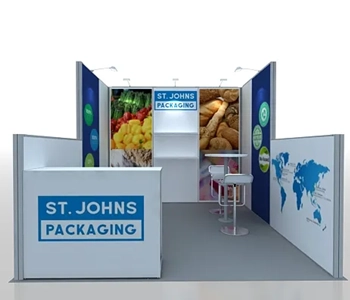 10x10 trade show booth rental