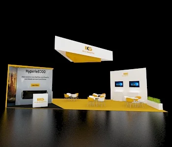 20x40 customize trade show booth rentals